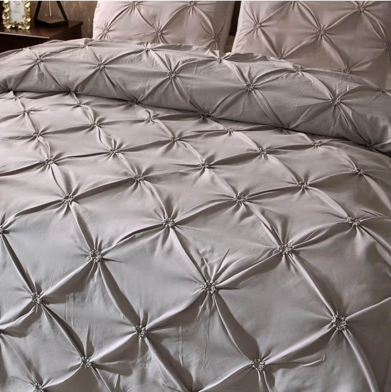 2024 Diamond Pintuck Comforter Set-Quilt Set (3Pcs)