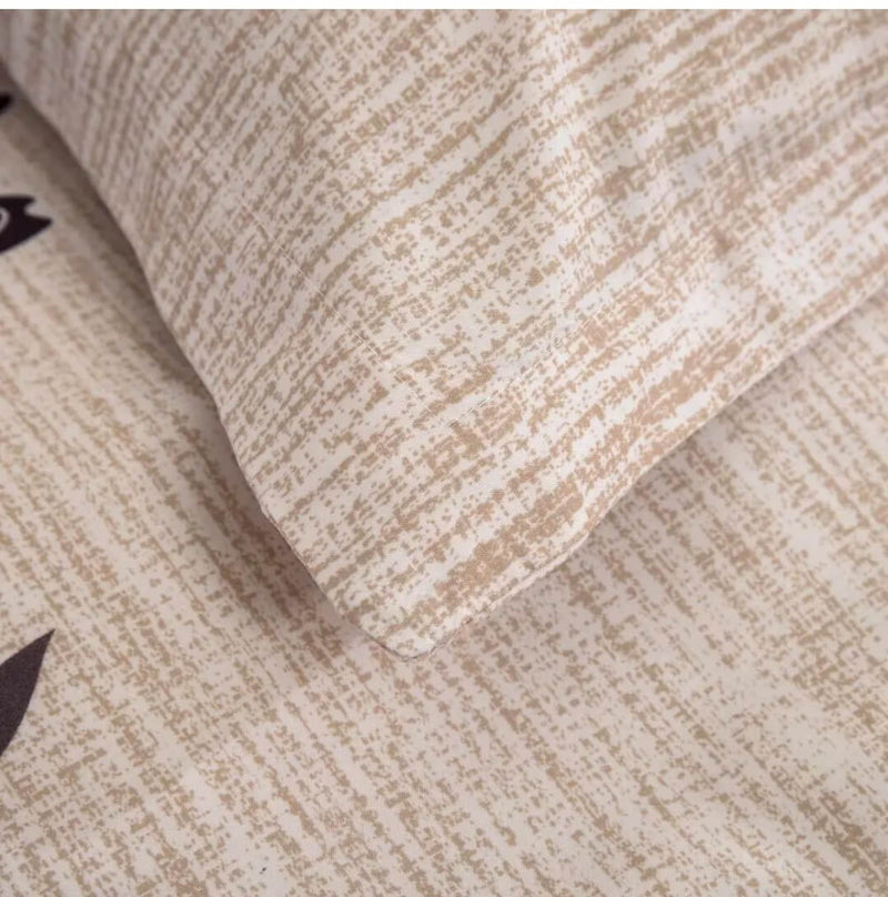 Purple Floral Quilt Cover Set- Ultra Soft Donna/Duvet Cover Set 2xPillowcases