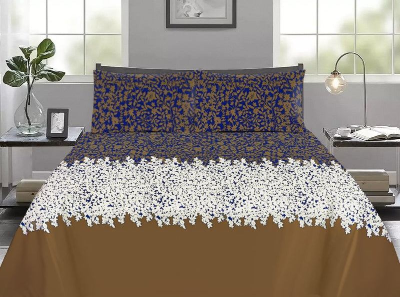 Colored Sheet-Flat Printed Bed Sheet set