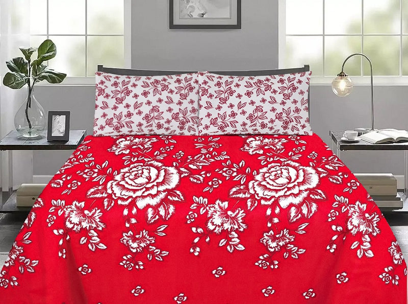 Colored Sheet-Flat Printed Bed Sheet set