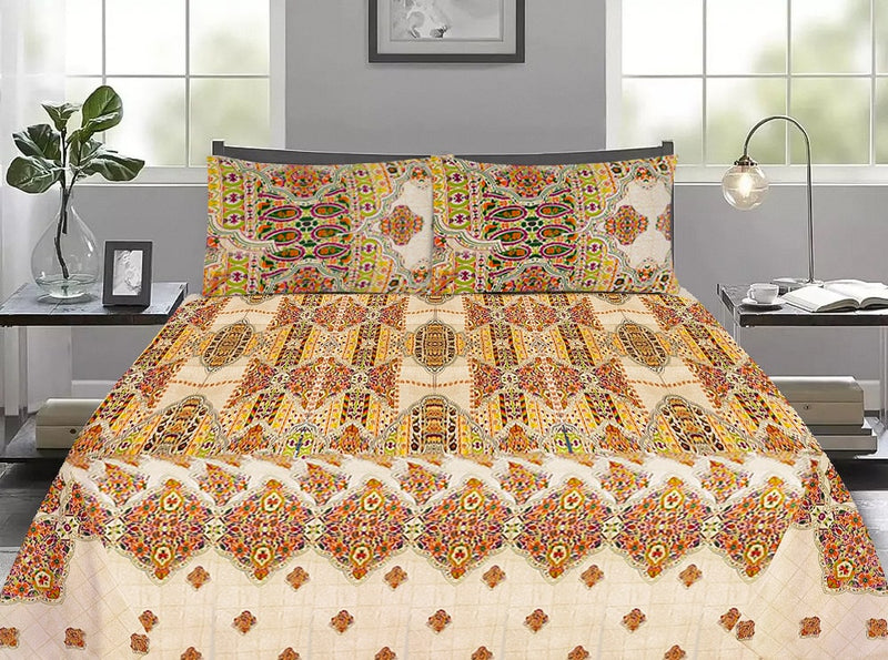 Colored Sheet-Flat Printed Bed Sheet set