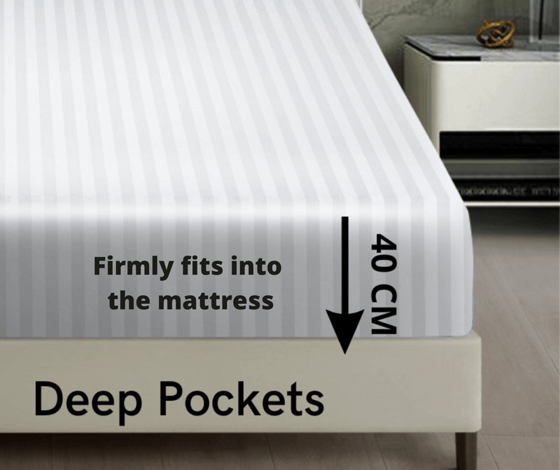 Fitted Bed Sheet White