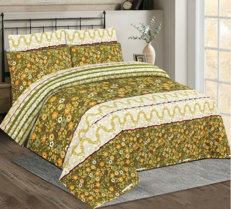 100% Pure Cotton Printed Quilt Cover-Ultra Soft Donna/Duvet Cover Set 2xPillowcases