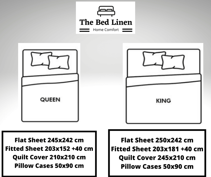 100% Pure Cotton Printed Quilt Cover-Ultra Soft Doona/Duvet Cover Set 2xPillowcases