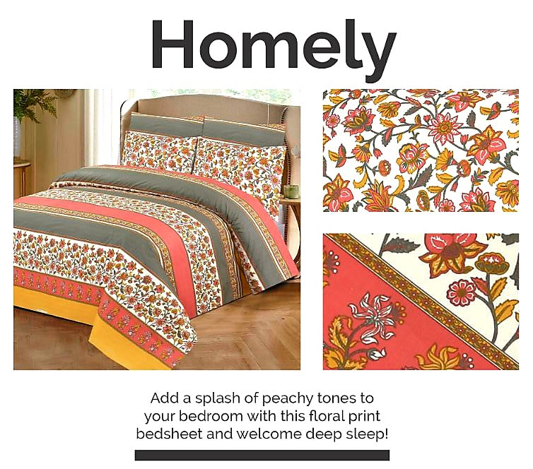 100% Pure Cotton Printed Quilt Cover-Ultra Soft Donna/Duvet Cover Set 2xPillowcases