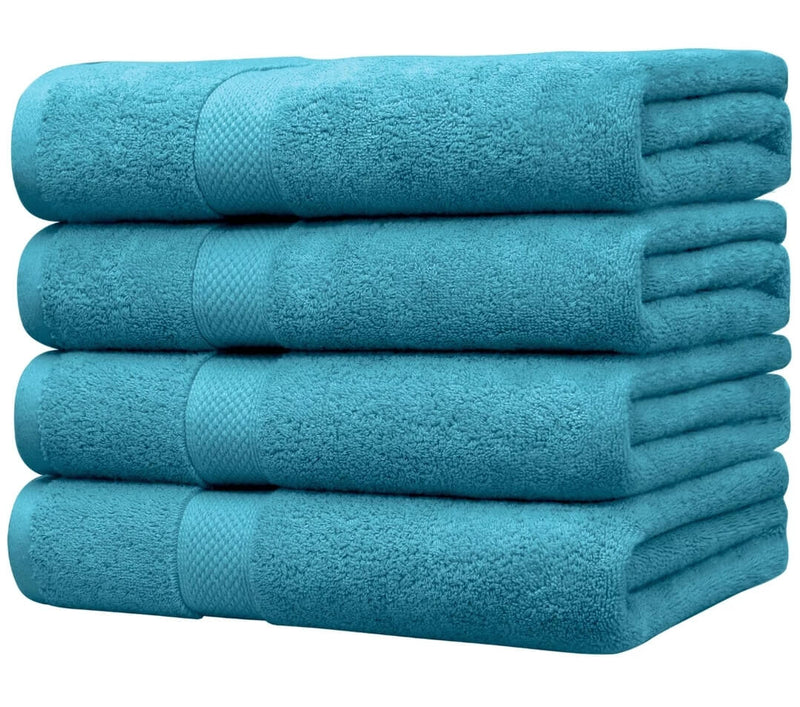 100% Cotton 650GSM Thick Bath Towel 137x68CM - Teal