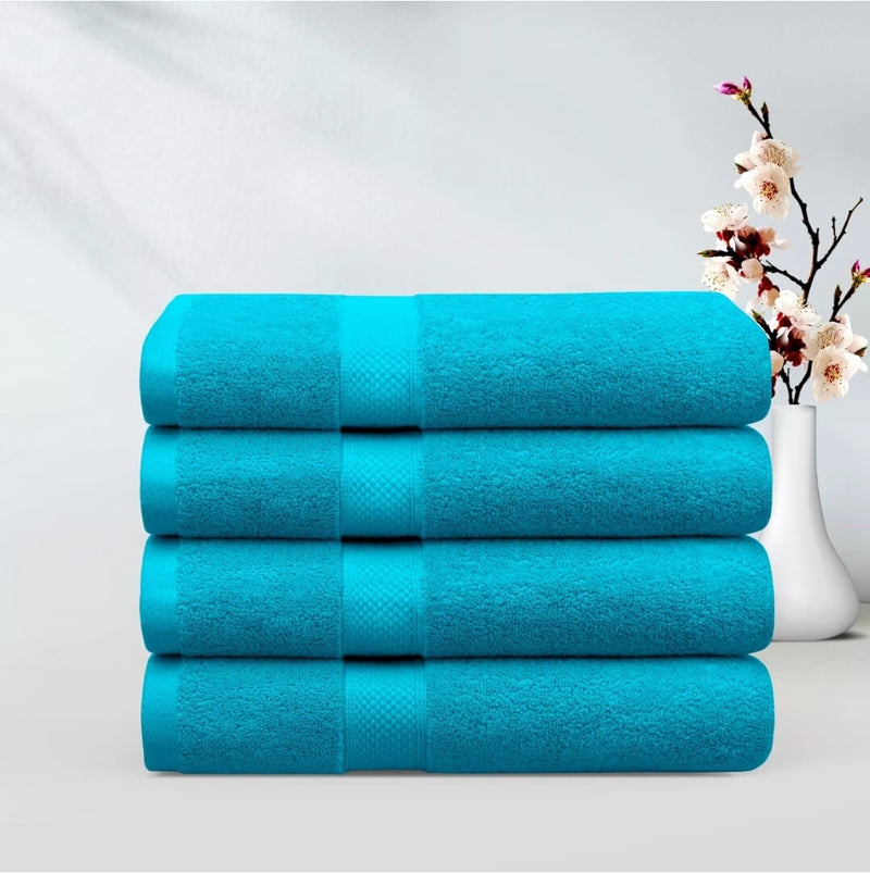 100% Cotton 650GSM Thick Bath Towel 137x68CM - Teal