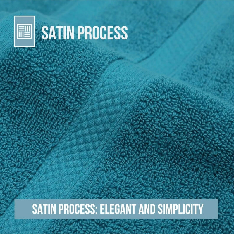 100% Cotton 650GSM Thick Bath Towel 137x68CM - Teal