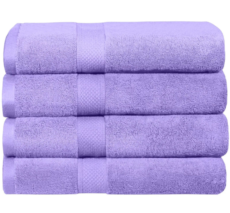 100% Cotton 650GSM Thick Bath Towel 137x68CM - Lavender