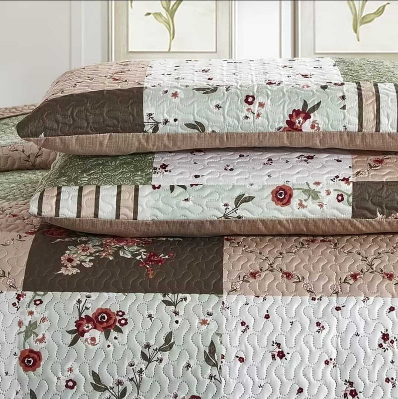 2026 Botanical Bedspread Coverlet Set-Quilted Bedspread Sets (3Pcs)
