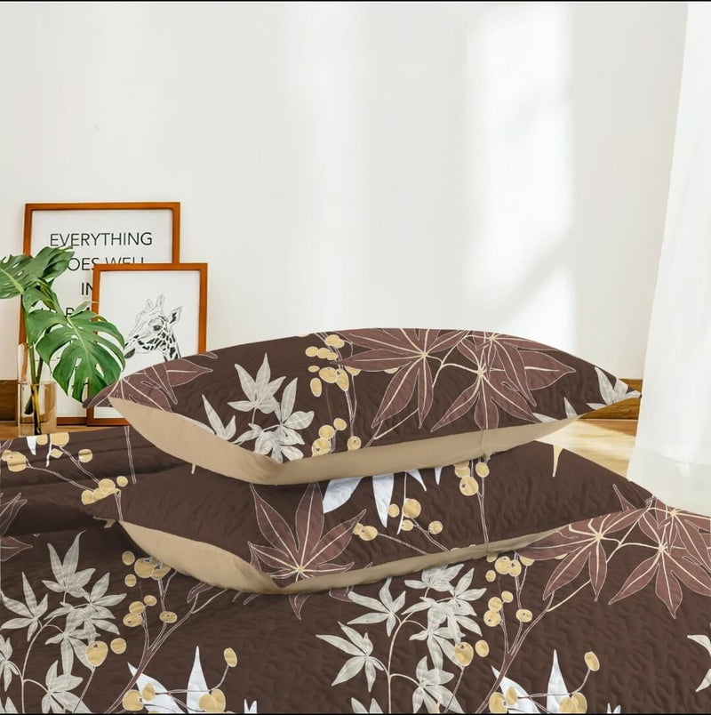 2025 Continental Patchwork Quilted Bedspread Coverlet Sets (3Pcs)