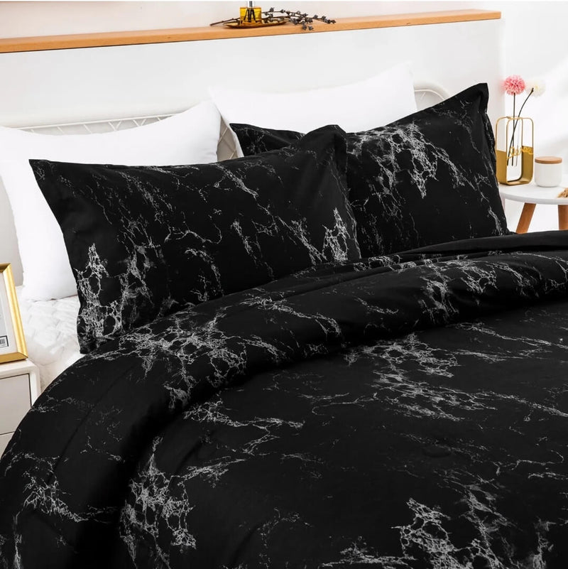 Blackish Comforter Set-Quilt Set (3Pcs)