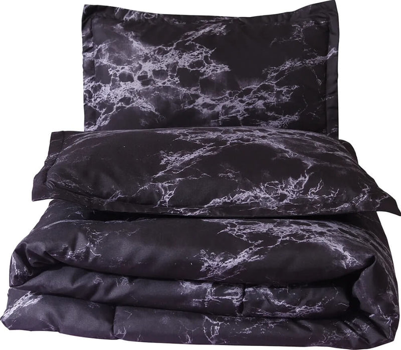 Blackish Comforter Set-Quilt Set (3Pcs)