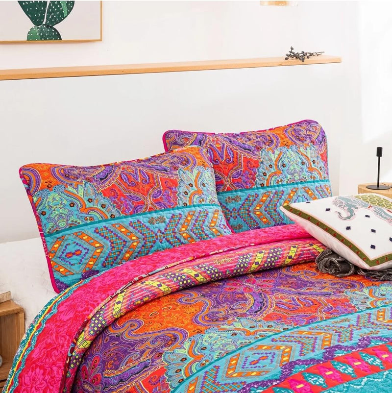 2024 Indian Mandala Bedspread Coverlet Sets (3Pcs)