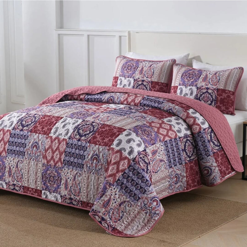 2025 Contemporary Design Bedspread Set – Cozy & Elegant Coverlet Set (3Pcs)