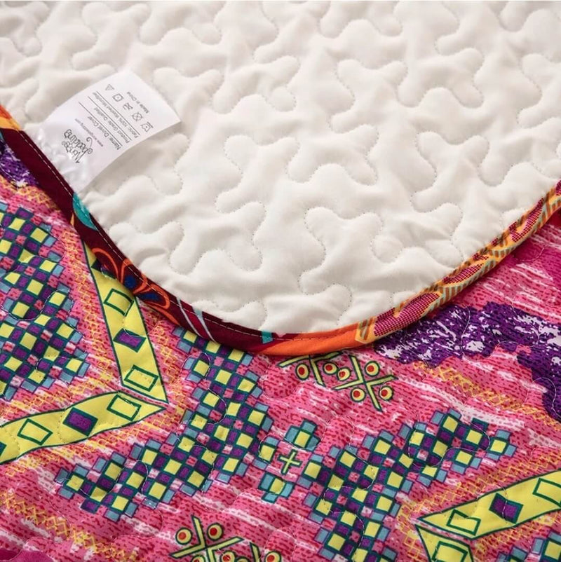 2025 INDIAN Mandala Coverlet Set-Quilted Bedspread Sets (3Pcs)