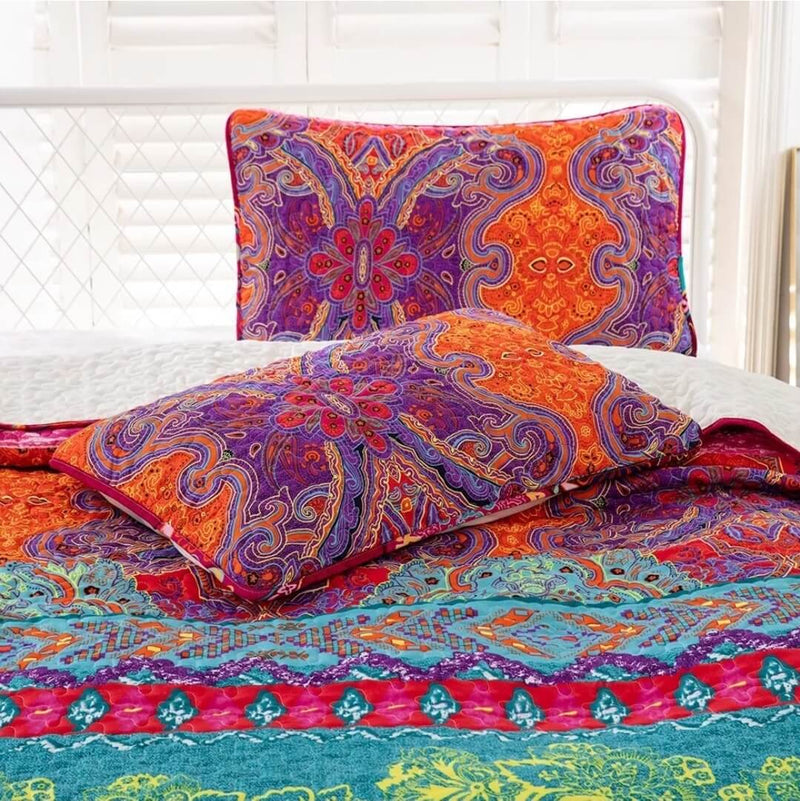 2025 INDIAN Mandala Coverlet Set-Quilted Bedspread Sets (3Pcs)