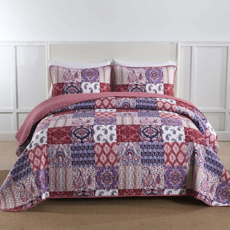 2025 Contemporary Design Bedspread Set – Cozy & Elegant Coverlet Set (3Pcs)