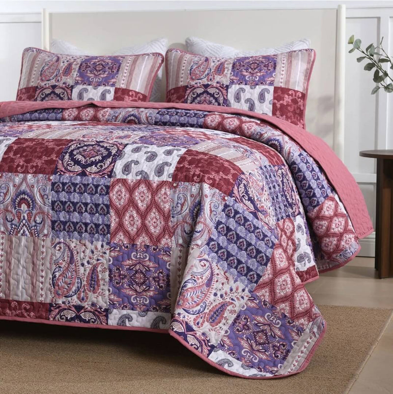 2025 Contemporary Design Bedspread Set – Cozy & Elegant Coverlet Set (3Pcs)