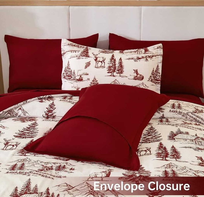 Christmas Quilt Cover - Ultra Soft Doona/Duvet Cover Set 2xPillowcases