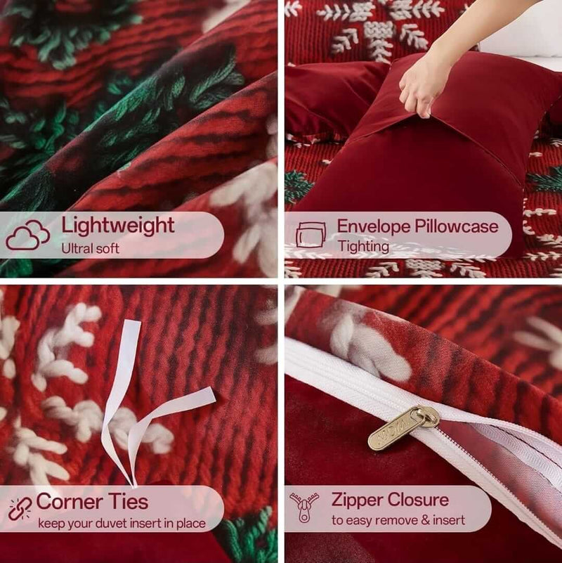 New Quilt Cover - Ultra Soft Doona/Duvet Cover Set 2xPillowcases