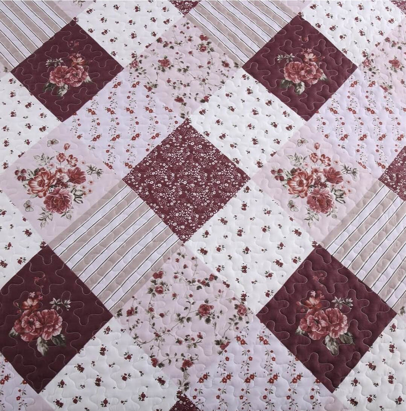 2025 Design Patchwork Coverlet Set-Bedspread Quilt Set (3Pcs)