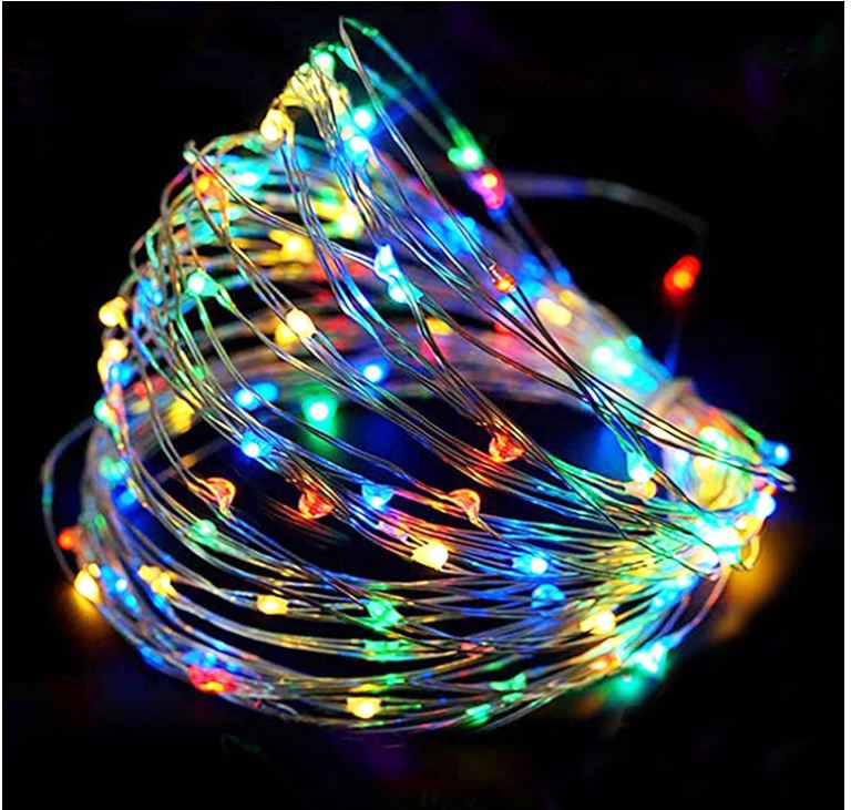 Christmas Lights - XMAS Solar Fairy String Lights 100/200 LED Outdoor Lights (Multicolor)