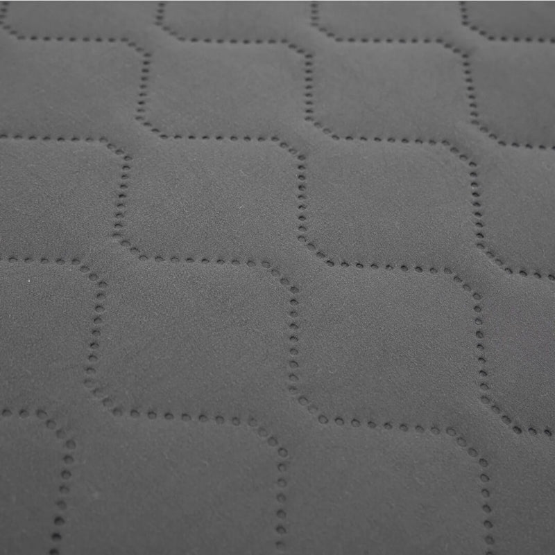 Charcoal Bedspread Coverlet Set-Quilted Bedspread Sets (3Pcs)