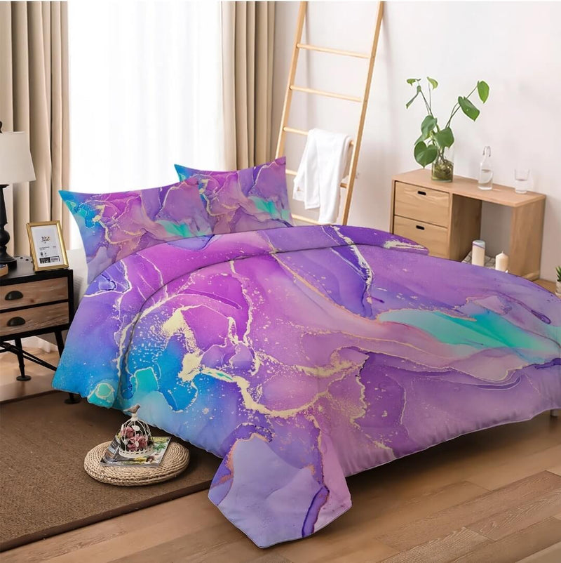 2025 Tie & Dye Quilt Cover - Ultra Soft Donna/Duvet Cover Set 2xPillowcases