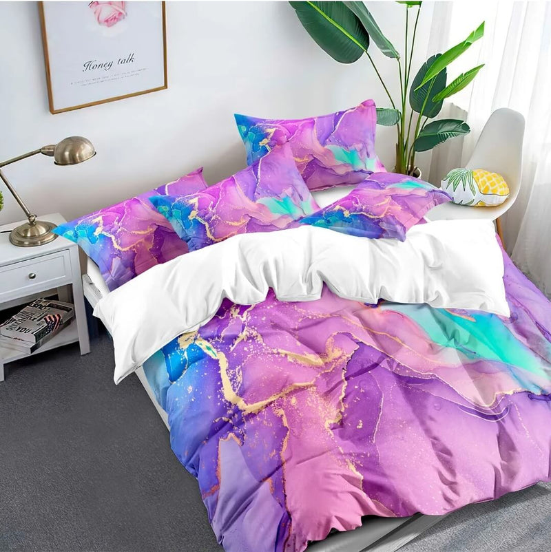 2025 Tie & Dye Quilt Cover - Ultra Soft Donna/Duvet Cover Set 2xPillowcases