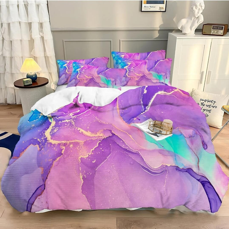 2025 Tie & Dye Quilt Cover - Ultra Soft Donna/Duvet Cover Set 2xPillowcases