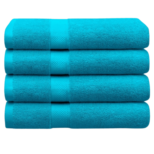 100% Cotton 650GSM Thick Bath Towel 137x68CM - Teal