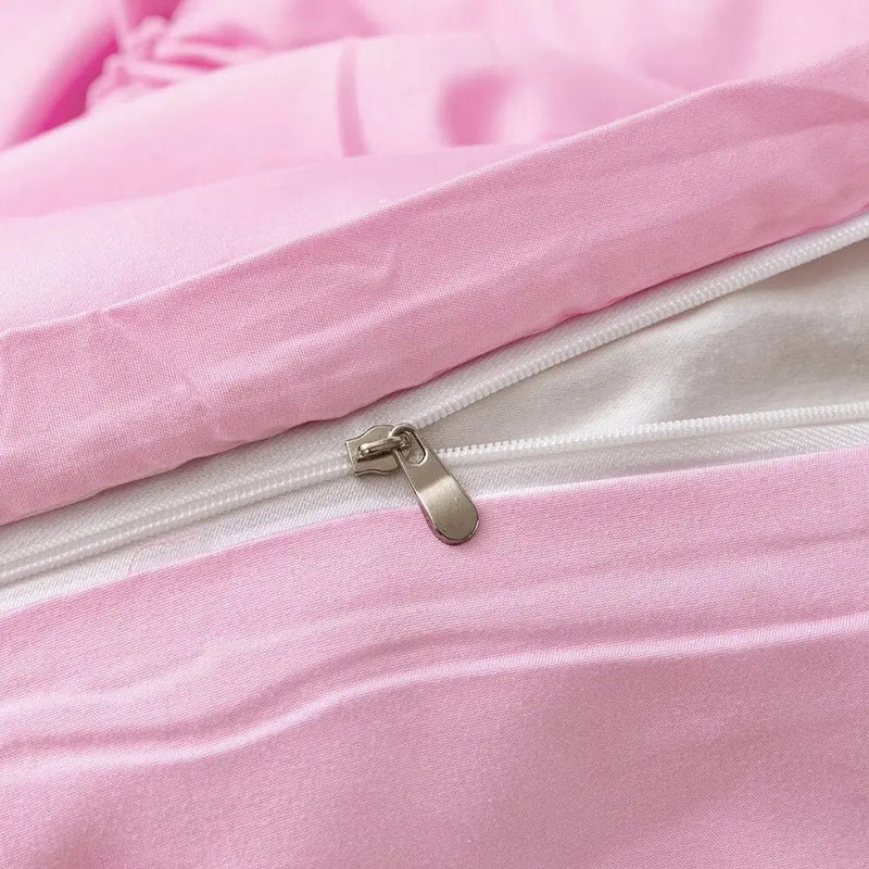 Diamond Pintuck Quilt Cover - Ultra Soft Donna/Duvet Cover Set 2xPillowcases
