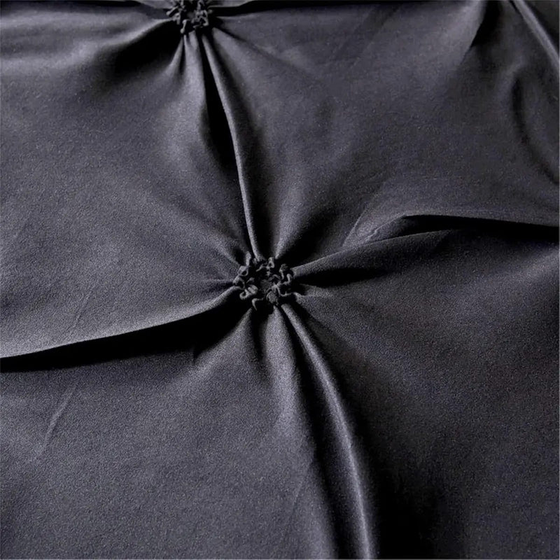 Diamond Pintuck Quilt Cover - Ultra Soft Donna/Duvet Cover Set 2xPillowcases