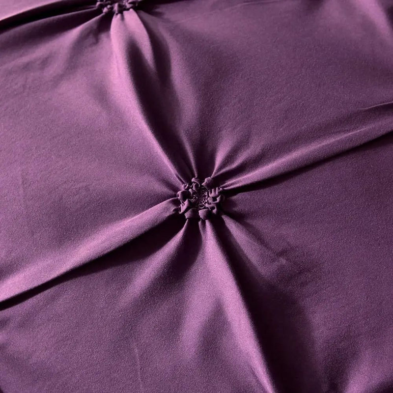 Diamond Pintuck Duvet Cover - Ultra Soft Donna/Duvet Cover Set 2xPillowcases