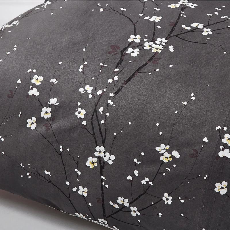 Dark Floral Quilt Cover - Ultra Soft Donna/Duvet Cover Set 2xPillowcases
