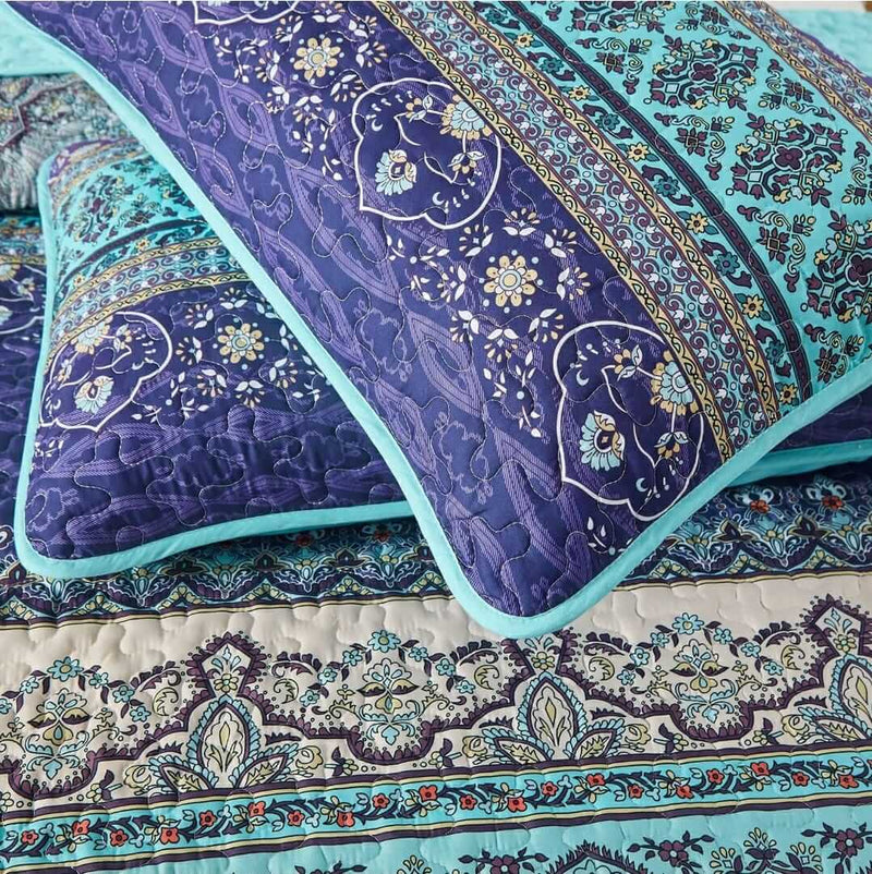 2025 INDIAN Mandala Coverlet Set-Quilted Bedspread Sets (3Pcs)
