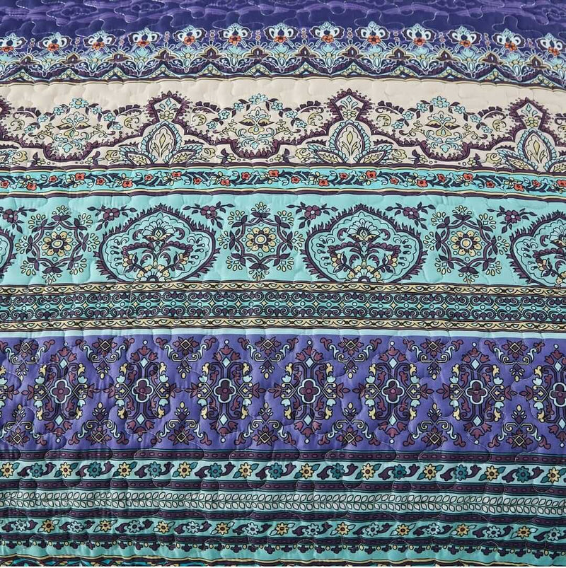 2025 INDIAN Mandala Coverlet Set-Quilted Bedspread Sets (3Pcs)