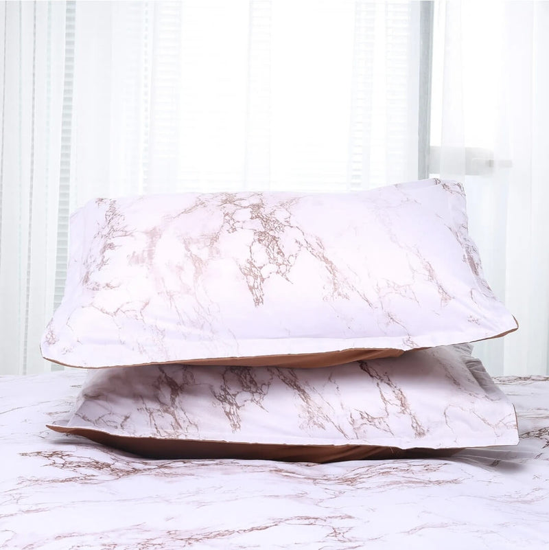 Marble Style Quilt Cover - Ultra Soft Donna/Duvet Cover Set 2xPillowcases