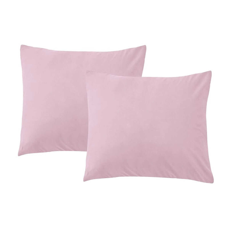 100% Luxury Cotton Pillow Cases - Pink (2Pcs)