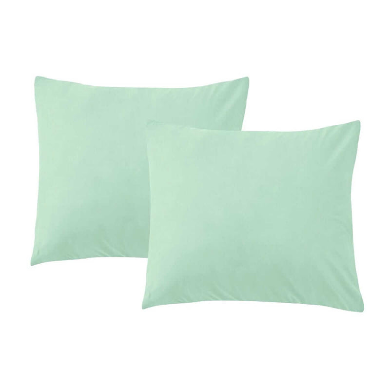 100% Luxury Cotton Pillow Cases - Sage Green (2Pcs)