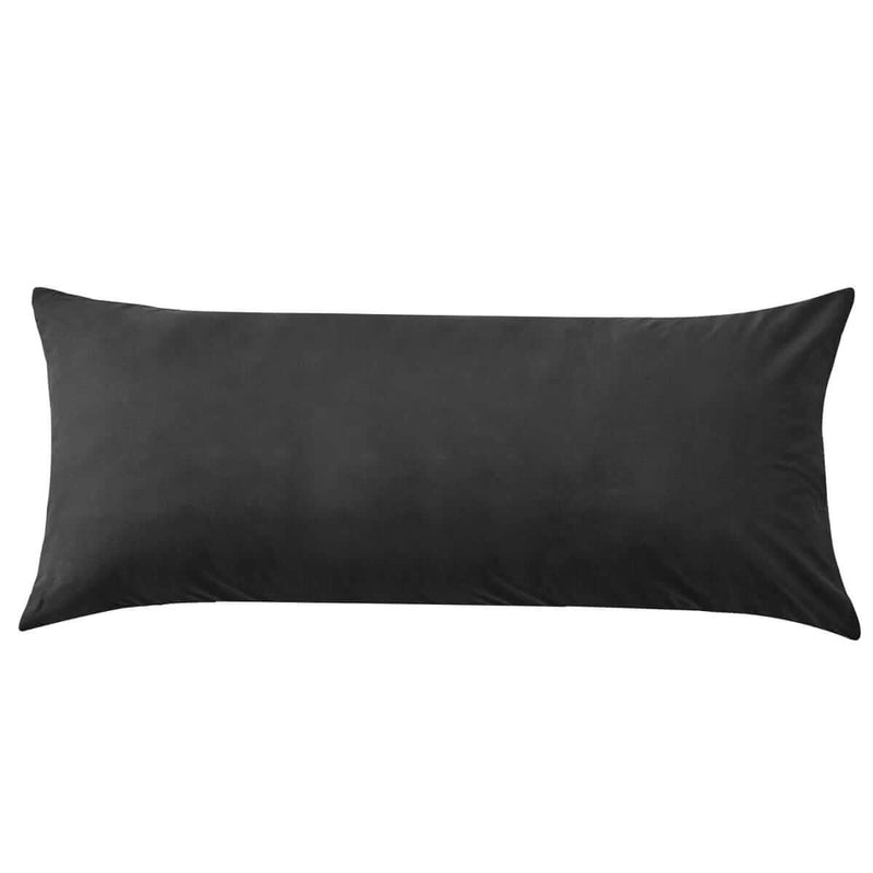 100% Luxury Cotton Pillow Cases - Black (2Pcs)