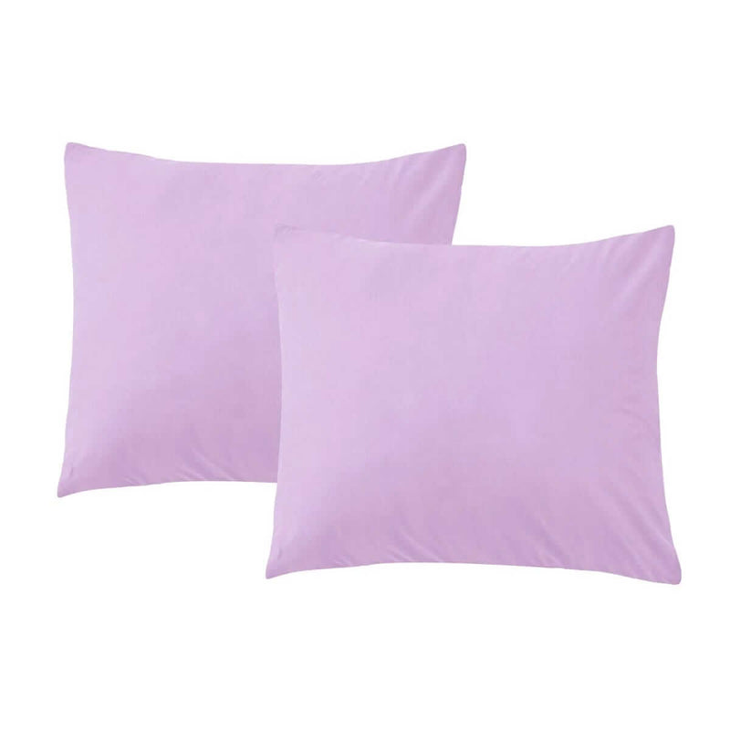100% Luxury Cotton Pillow Cases - Lavender (2Pcs)