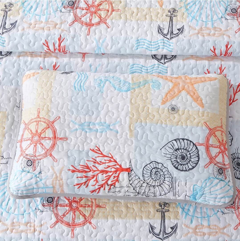 2024 Mandala Style Coverlet Set-Floral Quilted Bedspread Sets (3Pcs)
