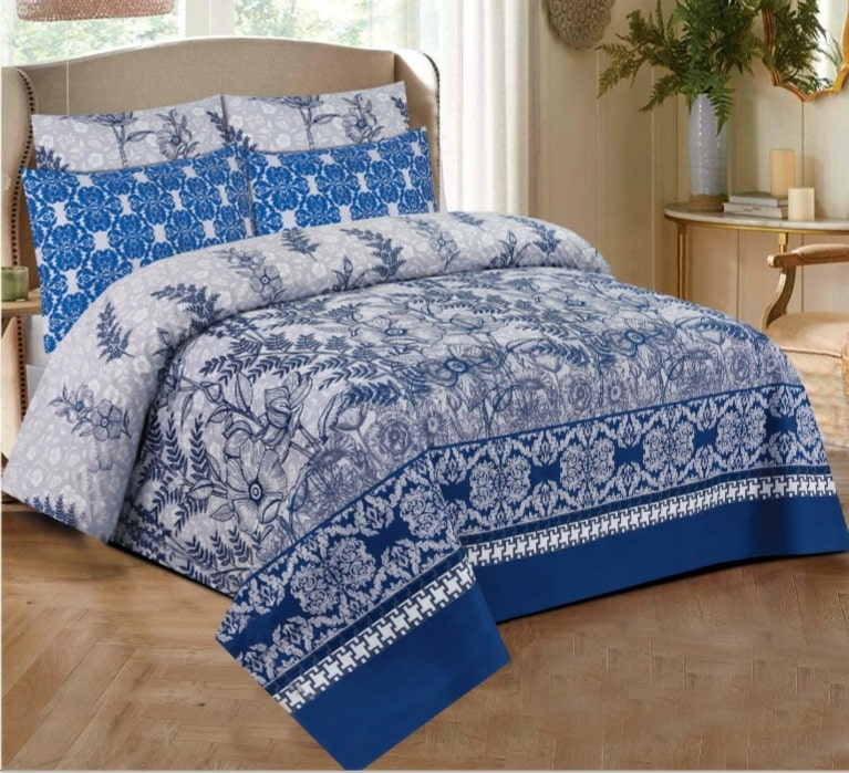100% Pure Cotton Printed Quilt Cover-Ultra Soft Donna/Duvet Cover Set 2xPillowcases
