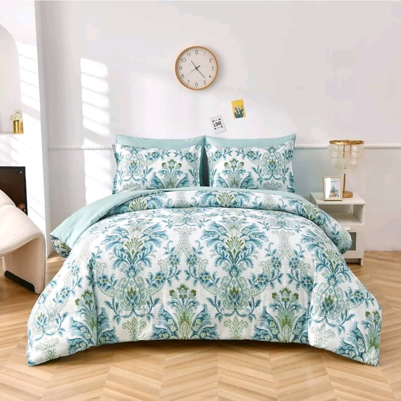 2025 Paisley Quilt Cover - Ultra Soft Doona/Duvet Cover Set 2xPillowcases