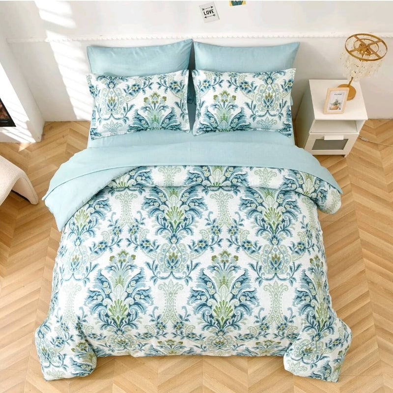 2025 Paisley Quilt Cover - Ultra Soft Doona/Duvet Cover Set 2xPillowcases
