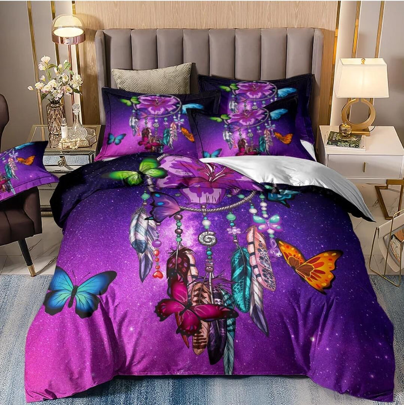 Butterfly Quilt Cover - Ultra Soft Donna/Duvet Cover Set 2xPillowcases